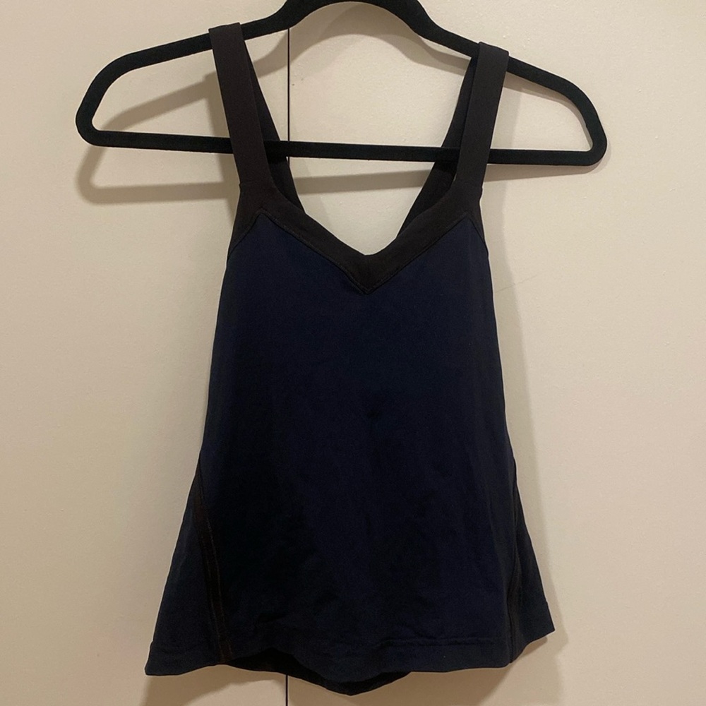 Lululemon Navy & Black Tank Top